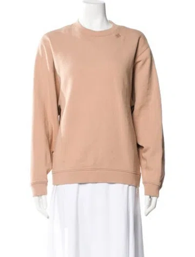 Pre-owned Lunya Crew Neck Long Sleeve Sweatshirt In Neutral
