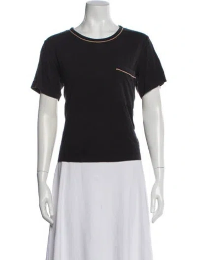 Pre-owned Lunya Crew Neck Short Sleeve T-shirt In Gray