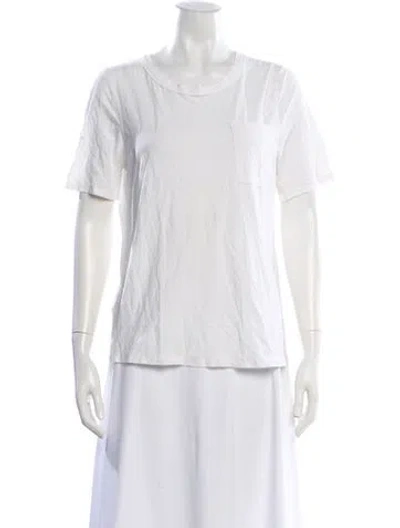 Pre-owned Lunya Crew Neck Short Sleeve T-shirt In Neutral