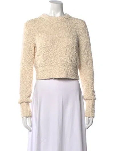 Pre-owned Lunya Crew Neck Sweater In Neutrals