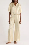 Lunya High Waist Washable Silk Pajamas In Gray