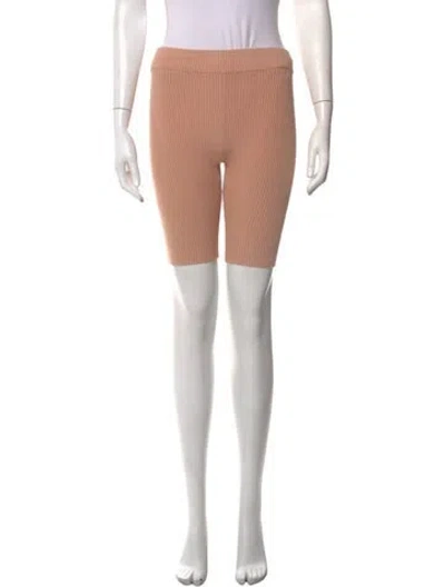 Pre-owned Lunya Knee-length Shorts In Orange