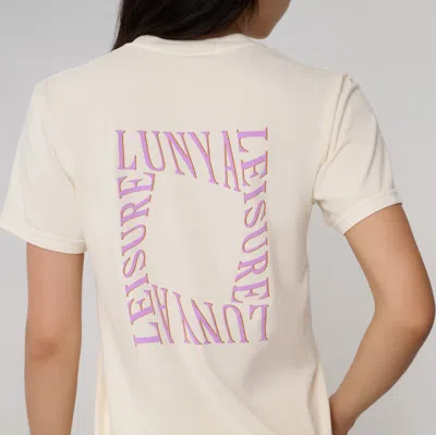 Lunya Leisure Bone/lilac In Neutral