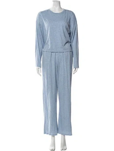 Pre-owned Lunya Lounge Set In Blue