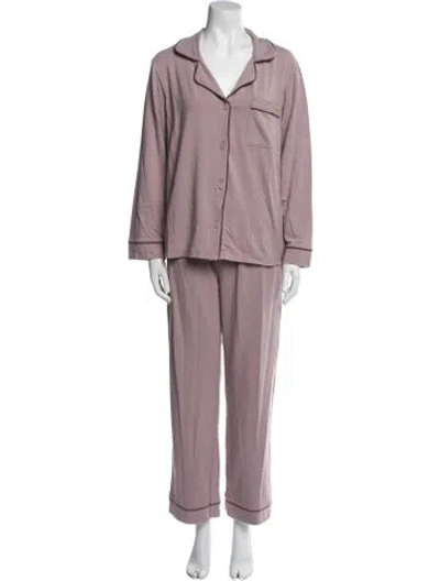 Pre-owned Lunya Lounge Set In Purple