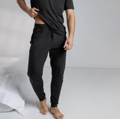 Lunya Men's Slumberknit Pant In Immersed Black