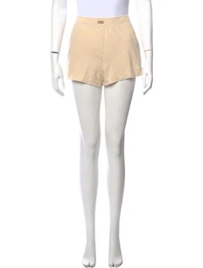Pre-owned Lunya Mini Shorts In Neutral