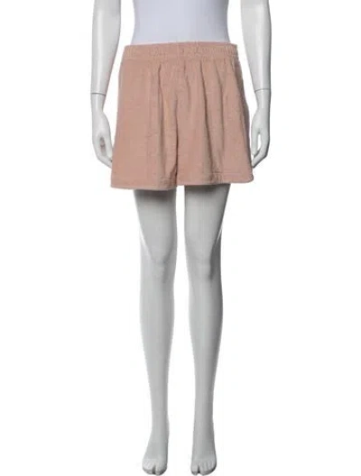 Pre-owned Lunya Mini Shorts In Pink