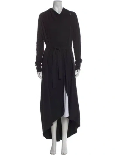 Pre-owned Lunya Mock Neck Sweater In Black