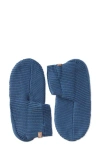 Lunya Organic Cotton Blend Slipper Sock In Blue