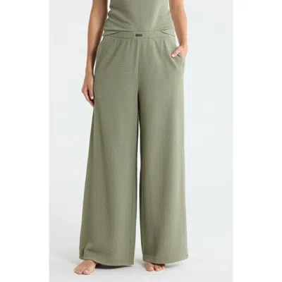 Lunya Organic Cotton Seersucker Pant In Animal Print
