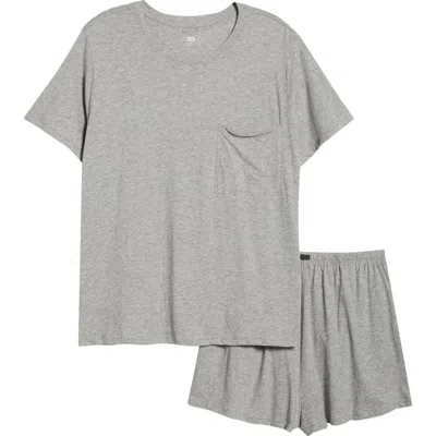 Lunya Organic Pima Cotton Short Pajamas In Gray