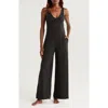 Lunya Organic Pima Cotton Wide Leg Lounge Jumpsuit