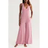 Lunya Organic Pima Cotton Wide Leg Lounge Jumpsuit