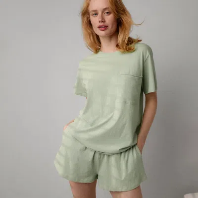 Lunya Organic Pima Tee Short Set