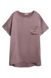 Lunya Oversize Silk Sleepshirt In Frosted Crocus