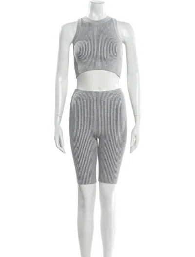 Pre-owned Lunya Pant Set In Gray