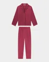 Lunya Washable Silk Pajamas In Winter Rose