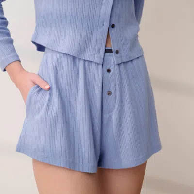 Lunya Pointelle High Rise Short