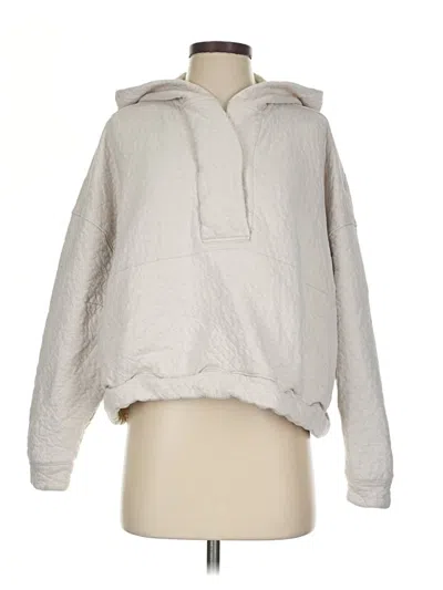 Pre-owned Lunya Pullover Hoodie In Gray
