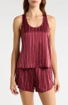 Lunya Racerback Washable Silk Short Pajamas In Multi