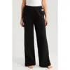 Lunya Silksweats Reversible Straight Leg Pant In Immersed Black