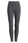 Lunya Rib Cozy Organic Cotton Blend Leggings In Restful Grey Heather