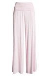 Lunya Rib Foldover Waist Pajama Pants In Pink