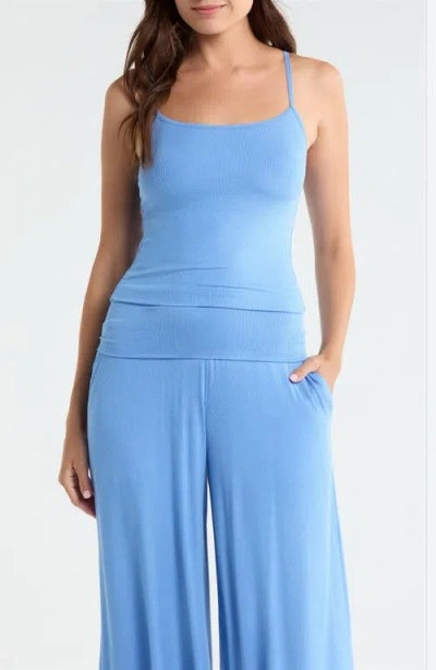 Lunya Rib Knit Modal Camisole In Blue