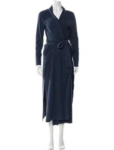 Pre-owned Lunya Robe In Blue