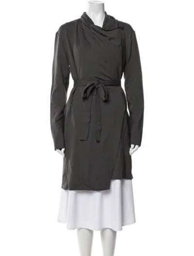 Pre-owned Lunya Robe In Gray