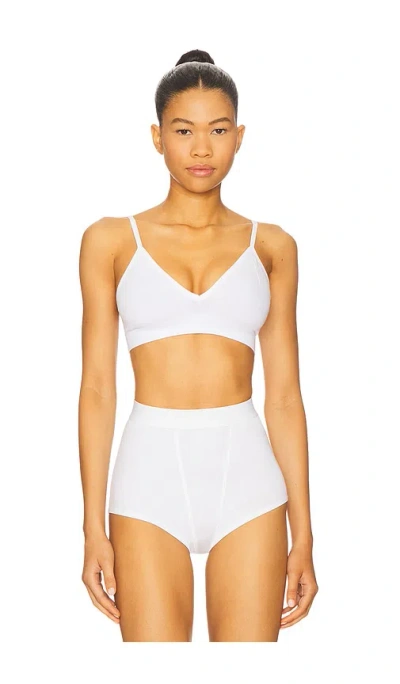 Lunya Seamless Modal Bare Bralette Sincere White