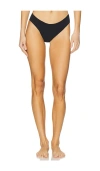 Lunya Seamless Bikini In Immersed Black