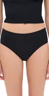 Lunya Seamless Modal Hipster Briefs Immersed Black In Black
