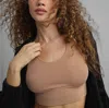 Lunya Seamless Modal Racer Bralette In Hushed Tan