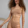 Lunya Seamless Modal Scoop Bralette In Hushed Tan