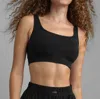 Lunya Seamless Modal Scoop Bralette In Immersed Black