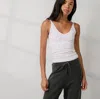 Lunya Seamless Modal Tank In White