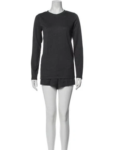 Pre-owned Lunya Short Set In Black