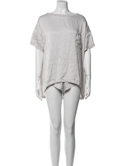 Pre-owned Lunya Short Set In Grey