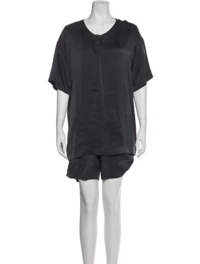 Pre-owned Lunya Short Set In Multi