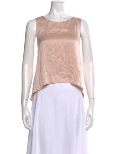 Pre-owned Lunya Silk Crew Neck Top