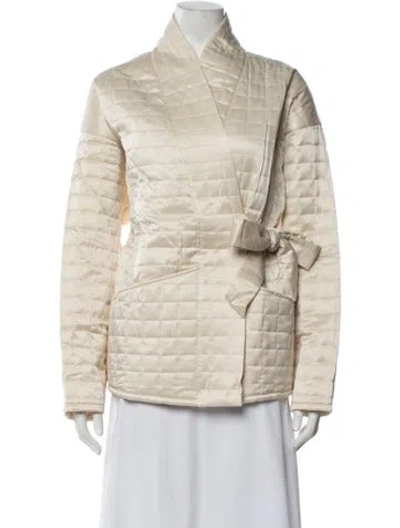 Pre-owned Lunya Silk Jacket W/ Tags In Neutrals