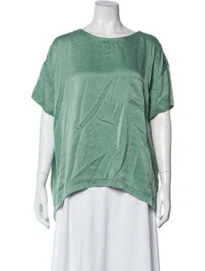 Pre-owned Lunya Silk Lounge Set In Green