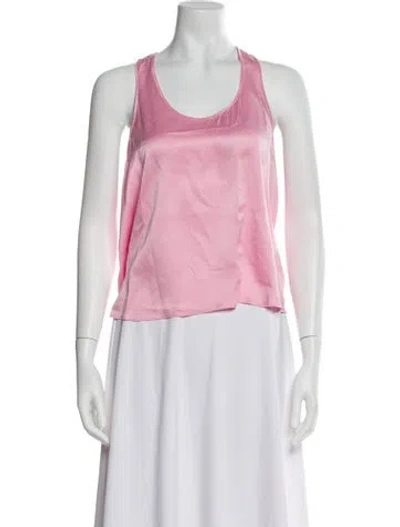 Pre-owned Lunya Silk Lounge Set In Pink