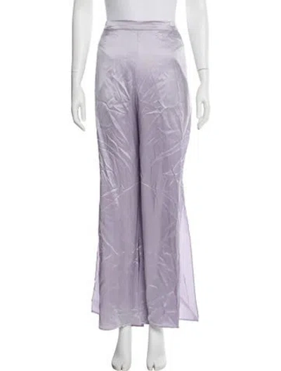 Pre-owned Lunya Silk Lounge Set In Purple