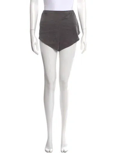 Pre-owned Lunya Silk Mini Shorts In Black