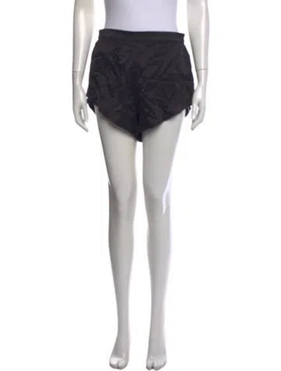 Pre-owned Lunya Silk Mini Shorts In Black