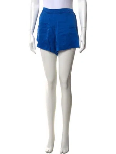 Pre-owned Lunya Silk Mini Shorts In Blue