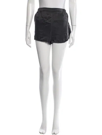 Pre-owned Lunya Silk Mini Shorts In Gray